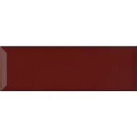Плитка Marron Brillo Bisel 10x30
