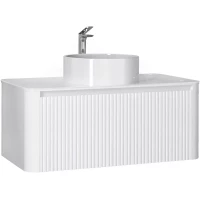 Тумба белый 100 см Jorno Lumino Lum.01.100/P/W/JR