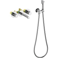 Термостат для раковины Timo Saona 2383/00SM встраиваемый, с гигиеническим душем, хром