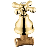 Вентиль запорный Emmevi Deco Classic 12009/OR золотой