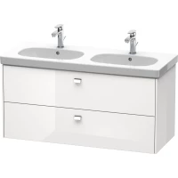 Тумба белый глянец 117 см Duravit Brioso BR414801022