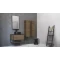 Комплект мебели древесный аттик/черный 75 см Jorno Steal Ste.01.75/P/Da + 0025403 + Ste.02.50/Pl/B - 2