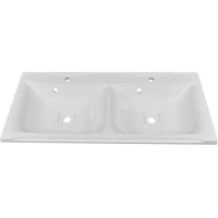 Раковина Misty Комфорт 5211120 120,3x45 см, накладная, белый