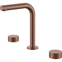 Смеситель для раковины Boheme Stick Diamond 152-BRB.1 бронза матовая