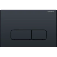 Кнопка смыва Charus Elegia FP.320.DW.01 для инсталляции, черный матовый