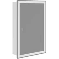 Зеркальный шкаф Corozo Толедо SD-00001391 50x75 см L/R, с LED-подсветкой, сенсорным выключателем, диммером, белый матовый