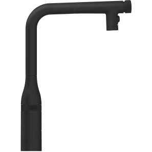 Изображение товара смеситель для кухни grohe essence smartcontrol 31892kf0 с выдвижным изливом, черный матовый