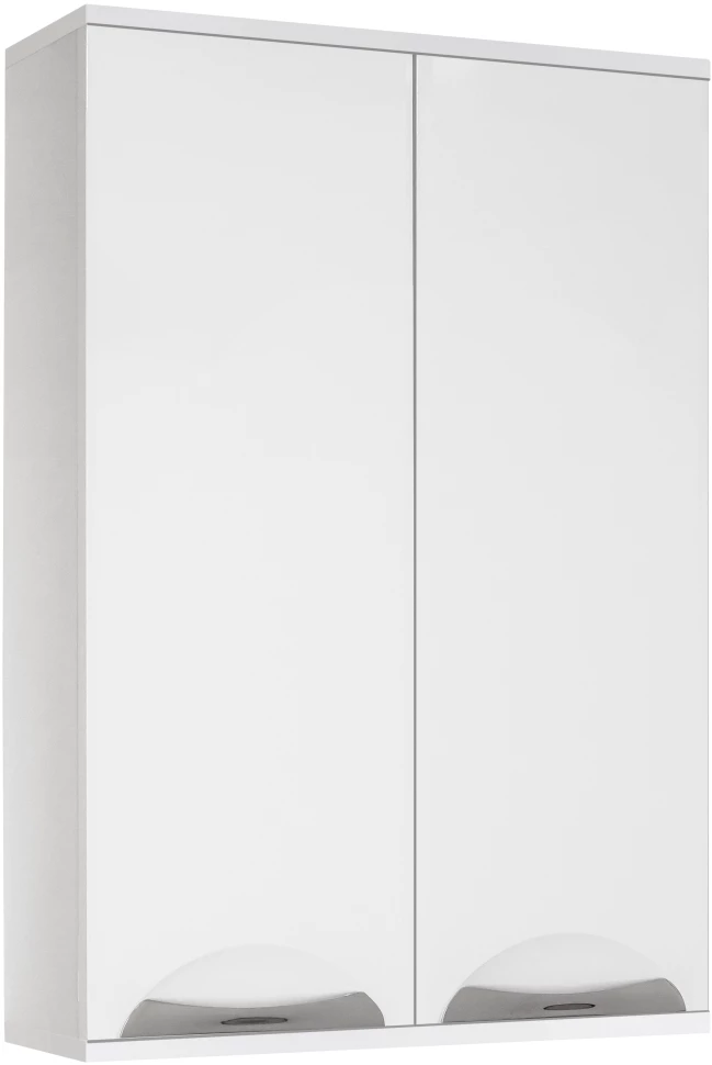 Шкаф двустворчатый подвесной 50x70 см белый глянец Style Line Жасмин ЛС-00000643