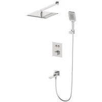 Душевой комплект Wonzon & Woghand WW-88929003-BN 300 мм, с термостатом, никель матовый