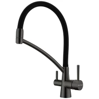Смеситель для кухни с подключением к фильтру Paulmark Siegen SI213111-GM