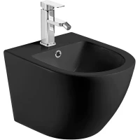 Биде подвесное AQUAme AQM2102MB черный матовый