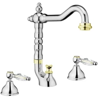 Смеситель для раковины с донным клапаном Webert Alexandra AL750202017