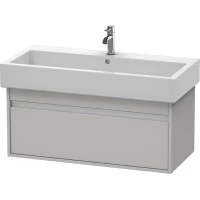 Тумба бетонно-серый матовый 95 см Duravit Ketho KT668800707