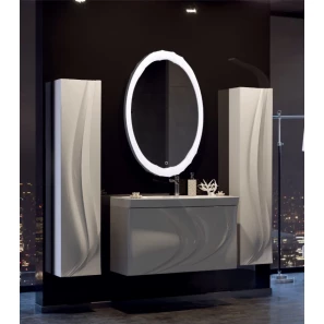 Изображение товара зеркало 70x104,3 см белый глянец aima design mirage light у51940