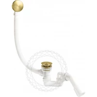 Слив-перелив для ванны Filarete FL90MG автомат, золотой матовый