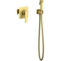 Гигиенический душ Timo Torne 4389/17SM со смесителем, золотой матовый