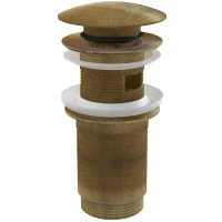 Донный клапан с переливом ClickClack AlcaPlast A392ANTIC