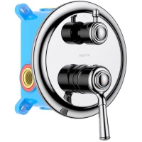 Смеситель для ванны Aquatek Классик AQ1546CR встраиваемый, хром