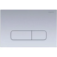 Кнопка смыва Aquatek PNS-0000008 для инсталляции, матовый хром