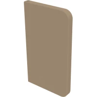 Писсуарная перегородка Creavit TP690-00CM00E-0000 капучино матовый