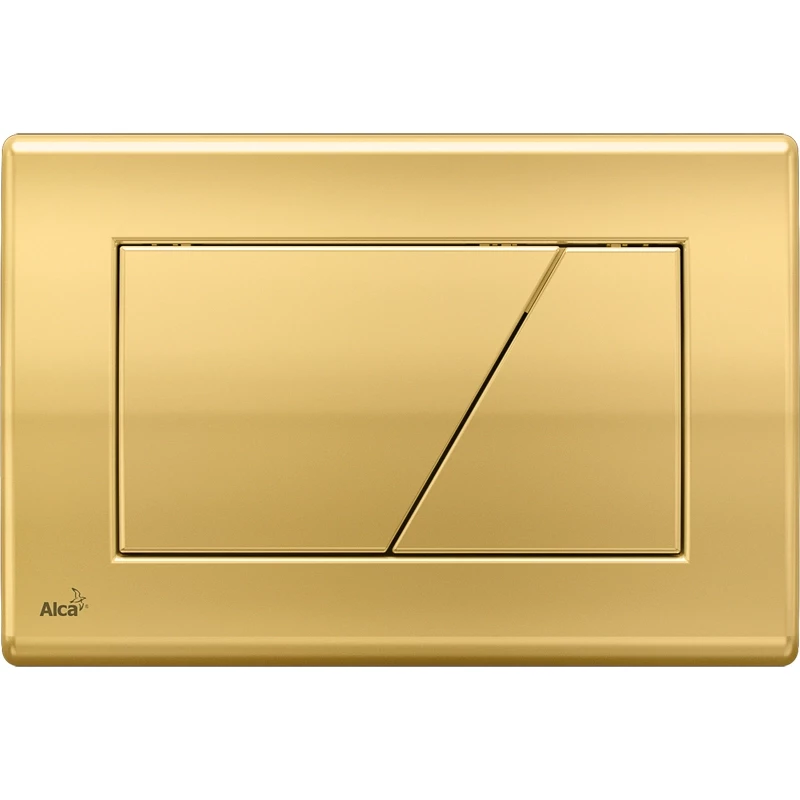 Смывная клавиша золото для двойного смыва AlcaPlast M175