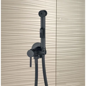 Изображение товара гигиенический душ wesnaart eko eko05-410black со смесителем, черный матовый