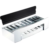 Полка для ванной Bemeta Cytro 102208292 22,5 см, со встроенным стеклоочистителем, хром