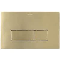 Кнопка смыва Boheme 669-MG для инсталляции, золотой матовый