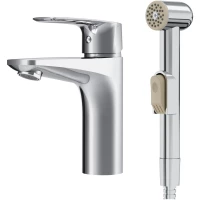 Смеситель для раковины с гигиеническим душем AM.PM Gem F90A03000