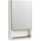 Зеркальный шкаф 50x65 см железный камень/белый R Runo Бари 00-00001385 - 1