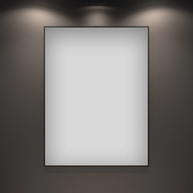 Зеркало 55x70 см черный матовый Wellsee 7 Rays’ Spectrum 172200580