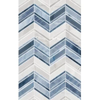 Плитка Аника голубой низ 02 25x40