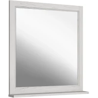 Зеркало ASB-Woodline Толедо 11197 СБ 77x85 см, белый серебряная патина