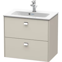 Тумба тауп матовый 62 см Duravit Brioso BR411001091