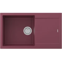 Кухонная мойка Paulmark Acrystone Extensio Merlot PM988650-ME 86x50 см, бордо