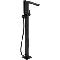Смеситель напольный для ванны Hansgrohe Tecturis E 73445670 черный матовый