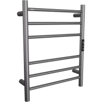 Полотенцесушитель электрический Abber Standard AH4606NG 630x500, диммер правый, оружейная сталь матовый