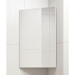 Зеркальный шкаф угловой 37х70 см белый глянец Corozo Триана SD-00000300