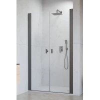 Душевая дверь Radaway Nes DWD I Brushed GunMetal 120 10027120-92-01 120 см, профиль оружейная сталь матовый, стекло прозрачное