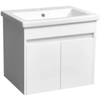 Тумба белый глянец/белый матовый 59,7 см Stella Polar Фаворит SP-00000167