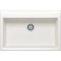 Кухонная мойка Polygran Argo-760 белый хлопок 473387