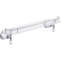 Полка стеклянная 60 см Migliore Olivia ML.OLV-60.620.BP.CR