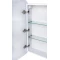 Зеркальный шкаф 70x80 см белый L Style Line Каре СС-00002371 - 5
