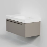 Тумба под раковину La Fenice Elba FNC-01-ELB-C-90 87,6 см, подвесная, бежевый матовый