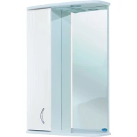 Зеркальный шкаф 55x72 см белый глянец L Bellezza Астра 4614908002019