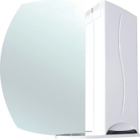 Зеркальный шкаф 76x82 см белый глянец R Bellezza Глория 4619512001014