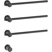 Полотенцесушитель электрический Timo Saona 030/03SM 648x450, встраиваемый, МЭМ левый/правый, черный матовый