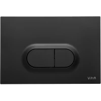 Кнопка смыва Vitra Loop 740-0511 для инсталляции, черный матовый