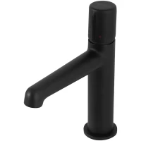 Смеситель для раковины BelBagno Uno UNO-LVM-NERO с донным клапаном, черный матовый