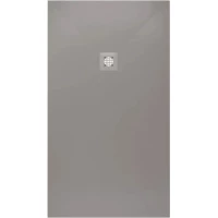 Душевой поддон Allen Brau Priority 8.31011-PGM 160x90 см, из литьевого мрамора, прямоугольный, платина матовый